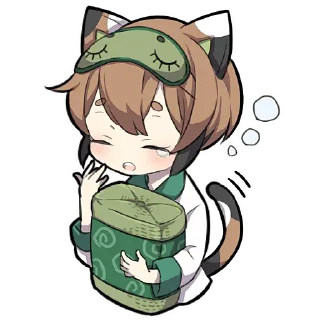 Sticker Черепаховый котёнок @Nyasticks - 1