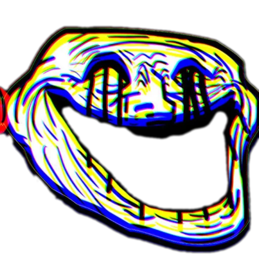 Sticker TROLLFACEHORROREDIT - 1
