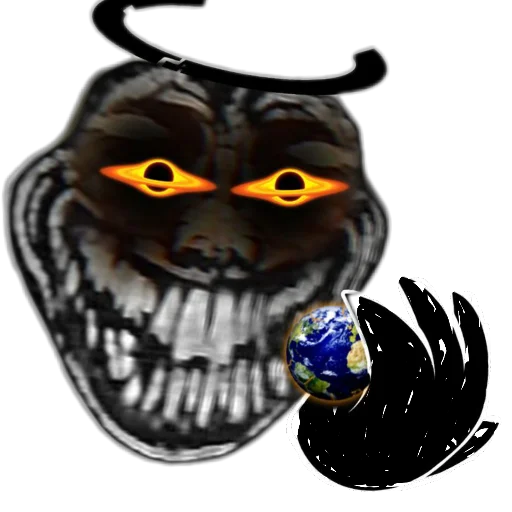 Sticker TROLLFACEHORROREDIT - 1