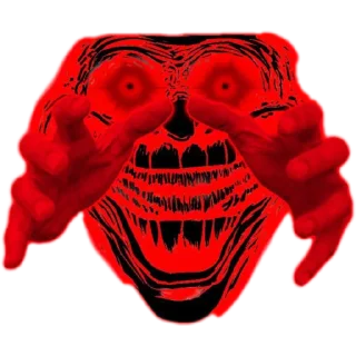 Sticker TROLL FACE HORROR/EDIT (RasForUltar) - 10