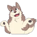 Sticker Eastern Timber Wolf by Gum Syrup - 7