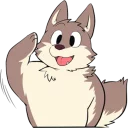 Sticker Eastern Timber Wolf by Gum Syrup - 11