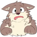 Sticker Eastern Timber Wolf by Gum Syrup - 1