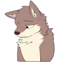 Sticker Eastern Timber Wolf by Gum Syrup - 4