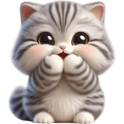 Полосатый котёнок @Nyasticks - 