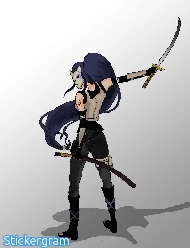 anime cartoon weapon