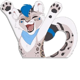 Стикер Tailz SnowMew - 10