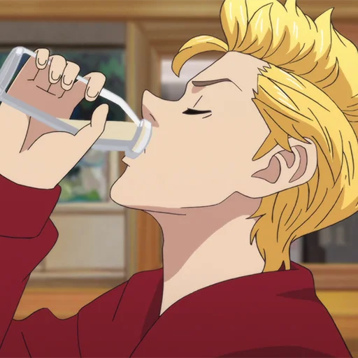 cartoon anime human face