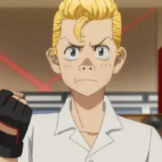 Стикер cтики с тм→ @kurisanko Takemichi Hanagaki Tokyo revengers - 9