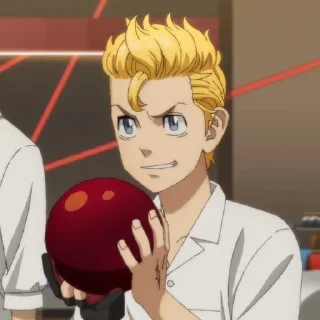 Стикер cтики с тм→ @kurisanko Takemichi Hanagaki Tokyo revengers - 1