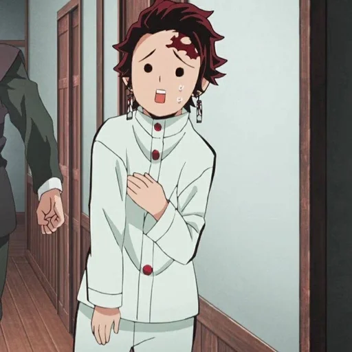 человеческое лицо одежда аниме