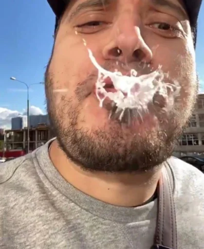 person human beard human face