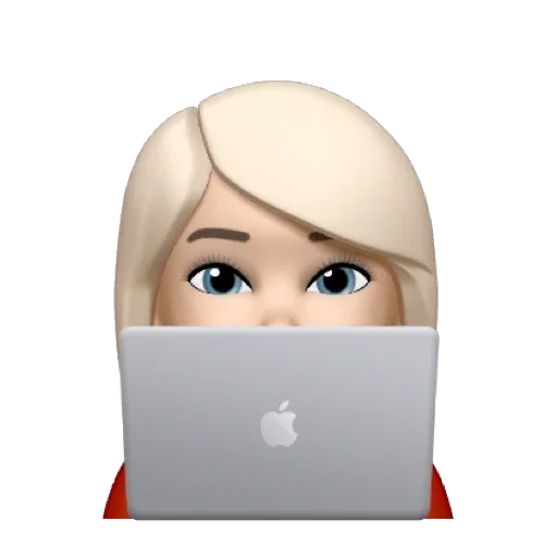 laptop computer human face