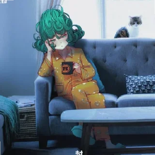 Sticker Tatsumaki - 1