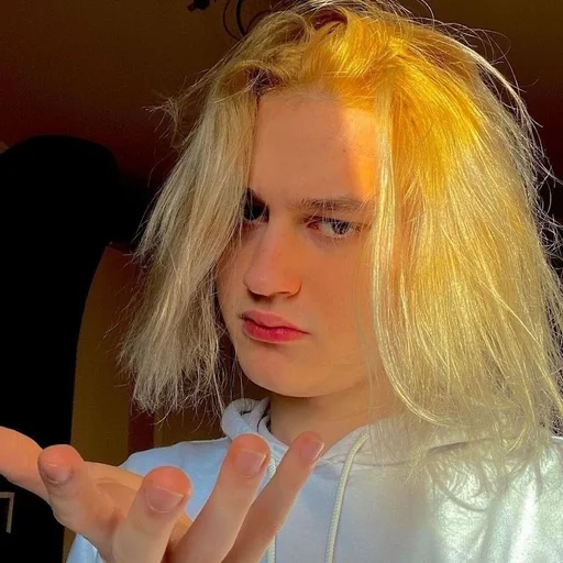 person human face clothing