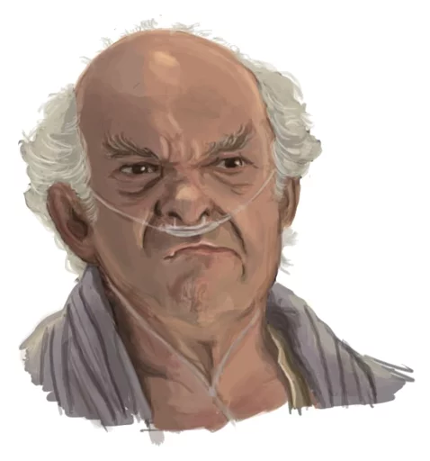 human face sketch painting