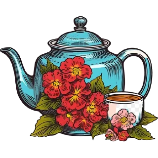 Стикер Tea Kettle @PunjabiSticker - 10