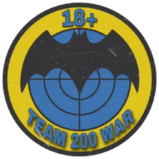 Sticker Team200war - 5