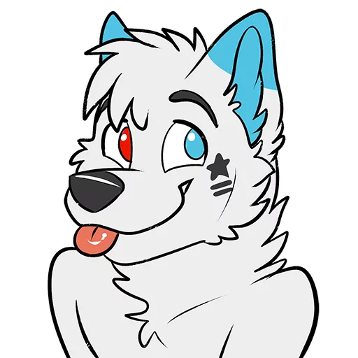 Techno Fox Stickers - 