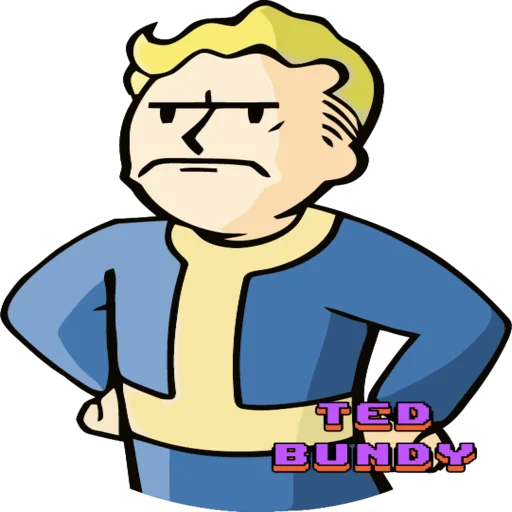 Sticker Ted Bundy - 1