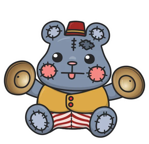 Sticker TeddyBearPlush - 1