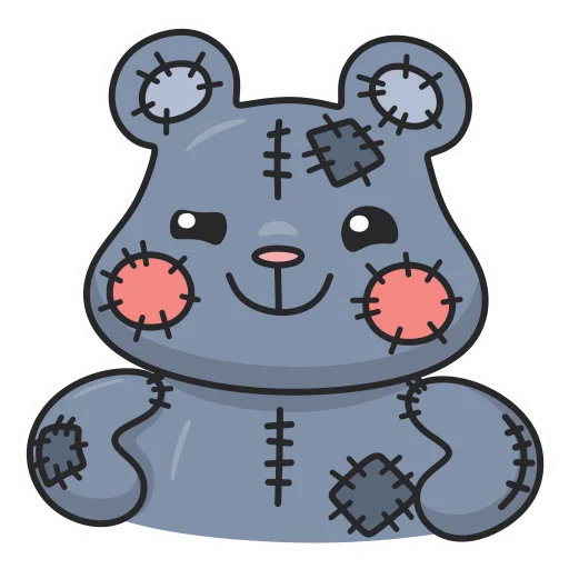 Sticker TeddyBearPlush - 1