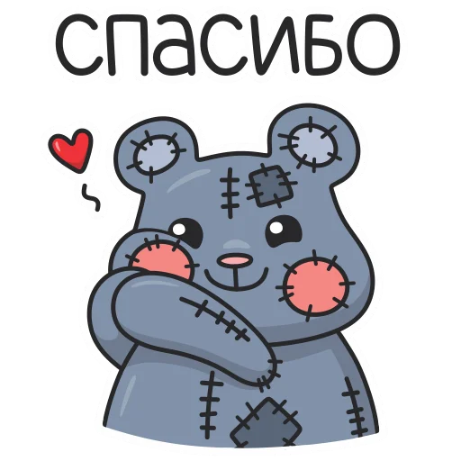 Стикер TeddyBearPlush - 1