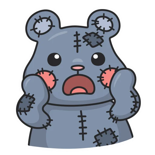 Sticker TeddyBearPlush - 1