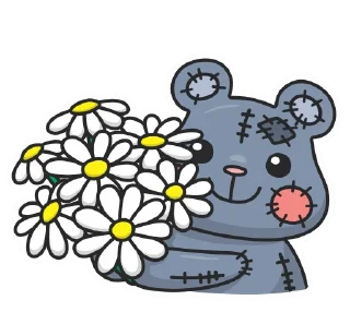 Стикер Плюш by @cringokun - 8