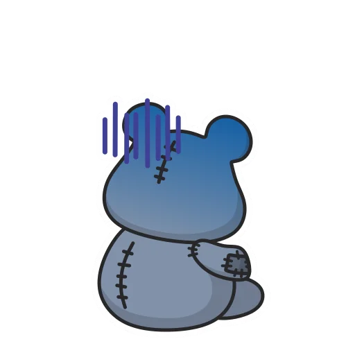 Sticker TeddyBearPlush_WithoutLabels - 1