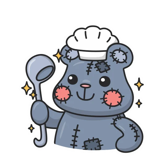 Sticker TeddyBearPlush_WithoutLabels - 1