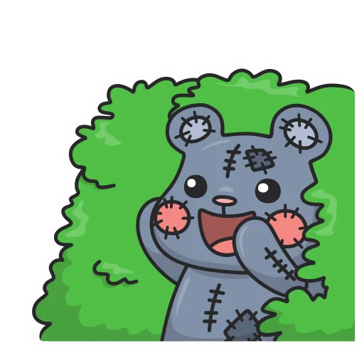 Sticker TeddyBearPlush_WithoutLabels - 1