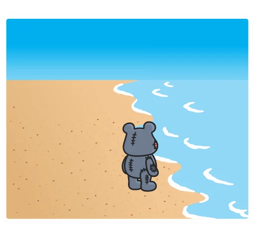 Sticker TeddyBearPlush_WithoutLabels - 1