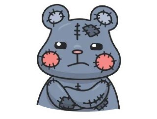 Sticker Плюш без надписей by @cringokun - 5