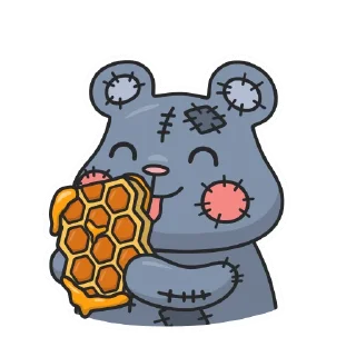 Sticker Плюш без надписей by @cringokun - 7