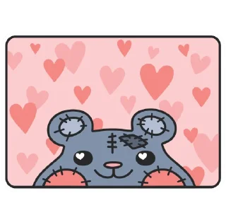 Sticker Плюш без надписей by @cringokun - 11