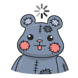 Sticker Плюш без надписей by @cringokun - 6