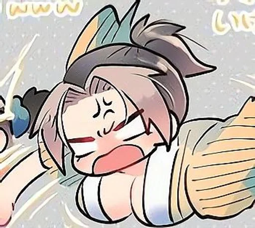 Стикер Макио. :: @fStikBot - 6