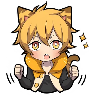 Sticker Тигрёнок @Nyasticks - 10