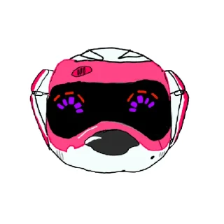 Sticker Teksta robotic puppy (pink) @Teksta_fan - 11