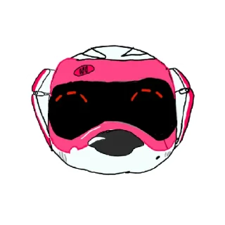 Sticker Teksta robotic puppy (pink) @Teksta_fan - 1