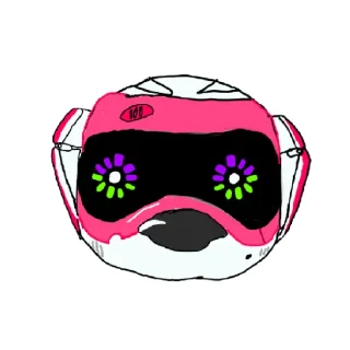 Sticker Teksta robotic puppy (pink) @Teksta_fan - 7