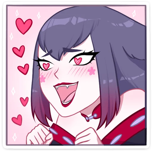 Стикер Темная Мари @nyasticks - 1