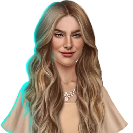 human face person long hair