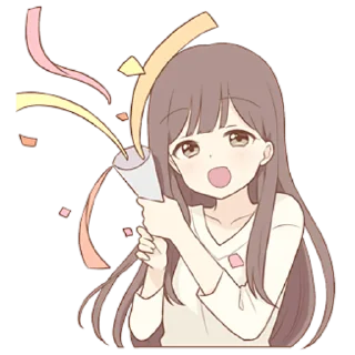 Sticker Тёплая леди 2 @nyasticks - 8