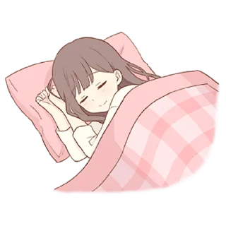 Sticker Тёплая леди 2 @nyasticks - 7