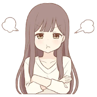 Sticker Тёплая леди 2 @nyasticks - 11