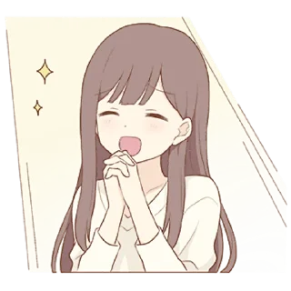 Sticker Тёплая леди 2 @nyasticks - 10