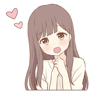 Sticker Тёплая леди 2 @nyasticks - 4