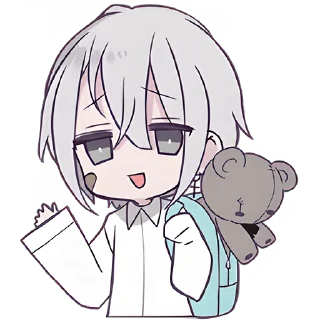 Sticker Тестовый-кун 4 @Nyasticks - 4